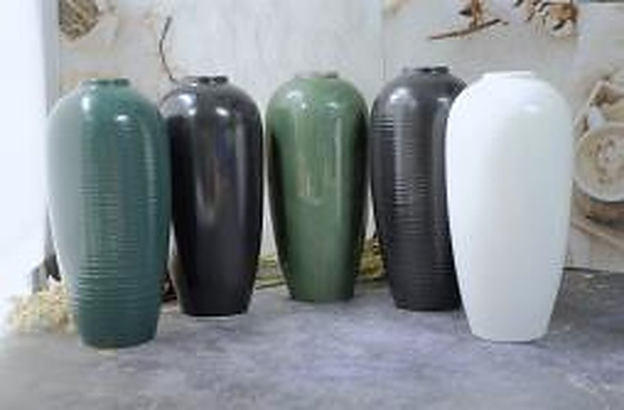 Lọ Bom - lọ hoa gốm sứ Bát Tràng TM-049