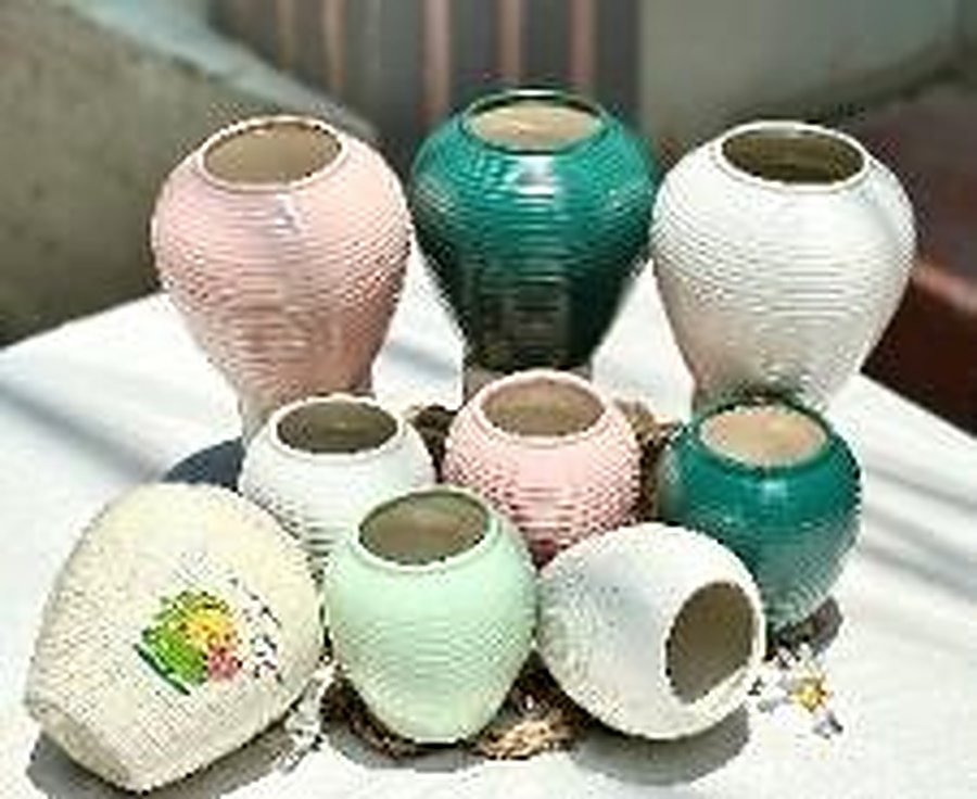 Lu Bia - lọ hoa gốm sứ Bát Tràng TM-006