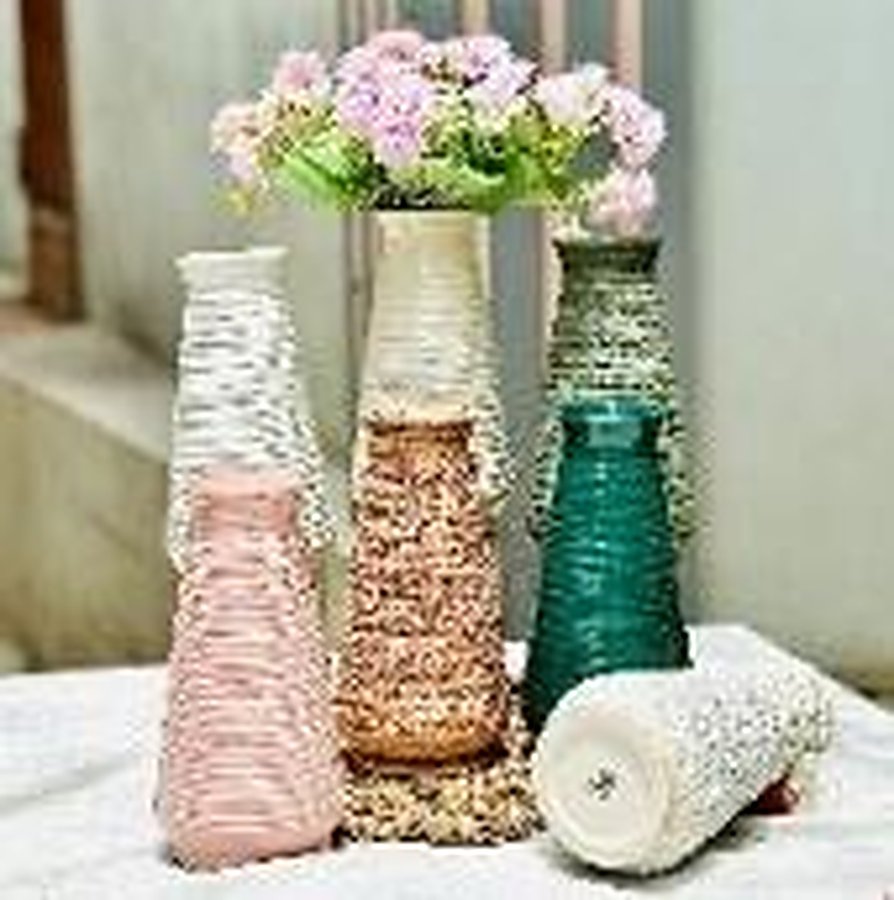 Ống Bương - lọ hoa gốm sứ Bát Tràng TM-016