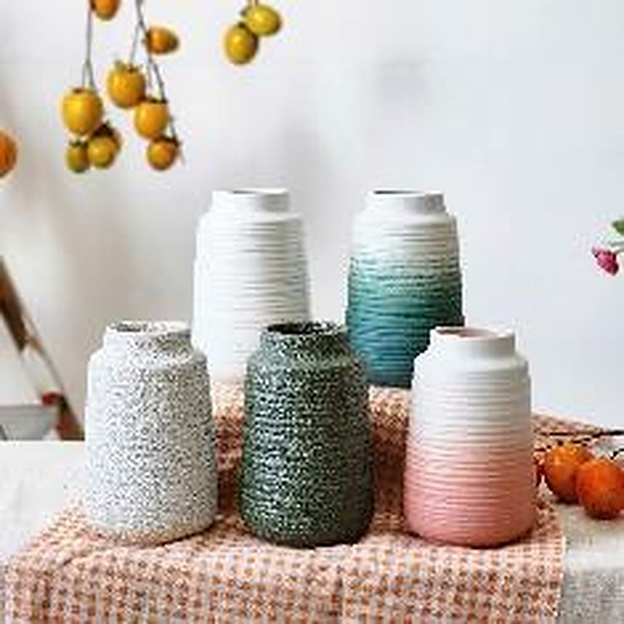 Ruột Phích - lọ hoa gốm sứ Bát Tràng TM-047